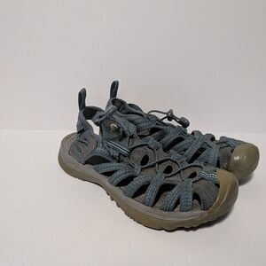 KEEN Whisper Women’s Sandals Size 9 Blue Closed Toe Outdoor Hiking Sport